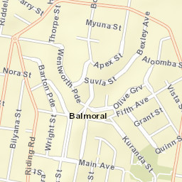 Balmoral Street Map