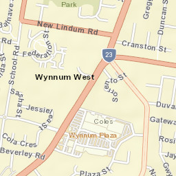 Wynnum West Street Map