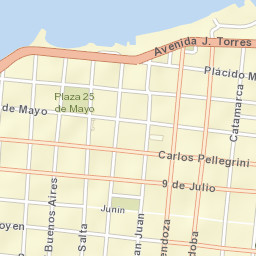 Corrientes Street Map