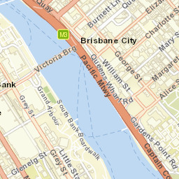 Brisbane, Australia Street Map