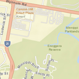 Cannon Hill Street Map