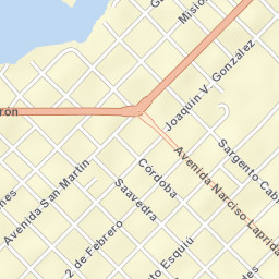 Barranqueras Street Map