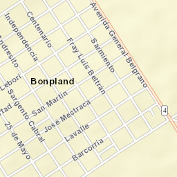 Bonpland Street Map