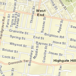 West End Street Map