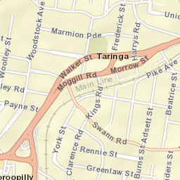Taringa Street Map