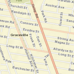 Graceville Street Map