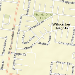 Wilsonton Heights Street Map