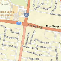 Macgregor Street Map