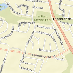 Thornlands Street Map