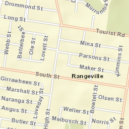 Rangeville Street Map