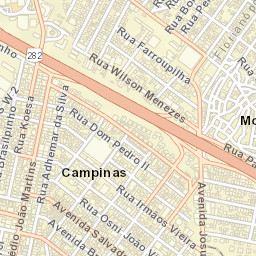 Campinas Street Map