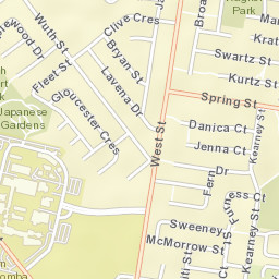 Darling Heights Street Map