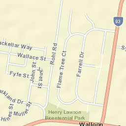 Walloon Street Map
