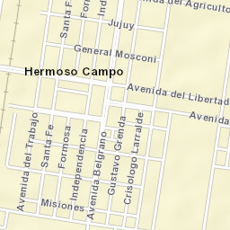Departamento de Dos de Abril Street Map