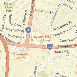 Sunnybank Hills Street Map