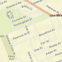 One Mile Street Map