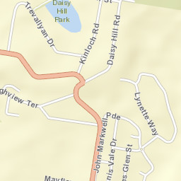 Daisy Hill Street Map