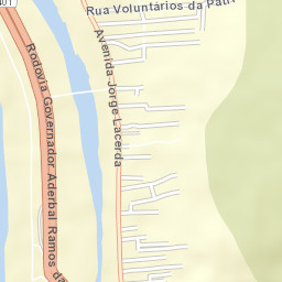 Costeira do Pirajubae Street Map