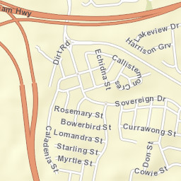 Deebing Heights Street Map
