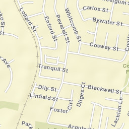 Hillcrest Street Map