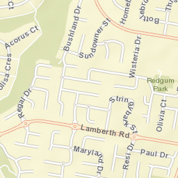 Regents Park Street Map