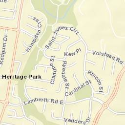 Heritage Park Street Map