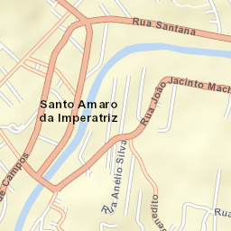 Santo Amaro da Imperatriz Street Map