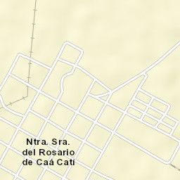 Nuestra Señora del Rosario de Caa Catí Street Map