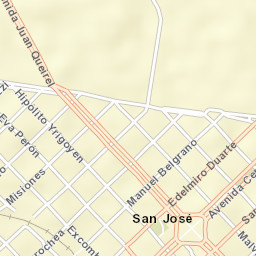 San José Street Map