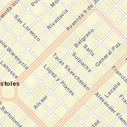 Departamento de Apóstoles Street Map