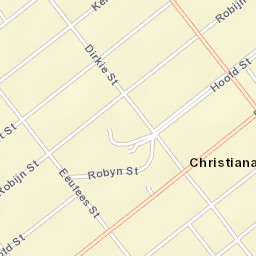 Christiana Street Map
