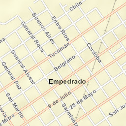 Empedrado Street Map