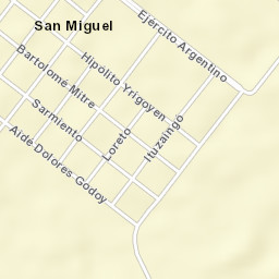 San Miguel Street Map