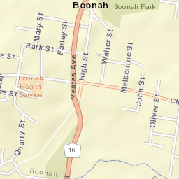 Boonah Street Map