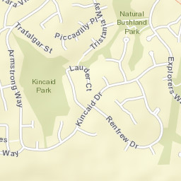 Highland Park Street Map
