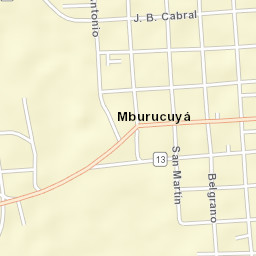 Mburucuyá Street Map