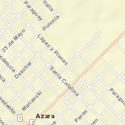 Azara Street Map