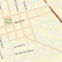 Tinogasta Street Map