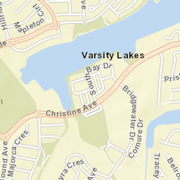 Varsity Lakes Street Map