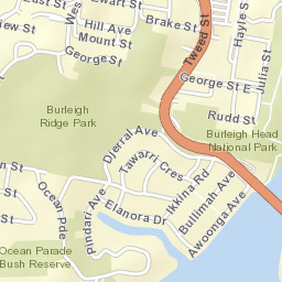 Burleigh Heads Street Map