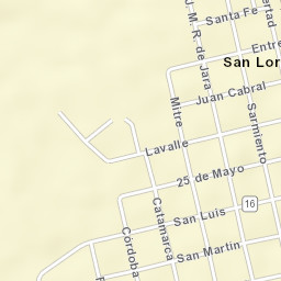 San Lorenzo Street Map