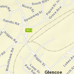 Glencoe Street Map