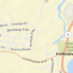 Pottsville Street Map