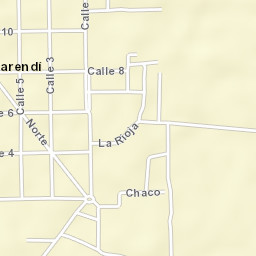 Tacuarendí Street Map