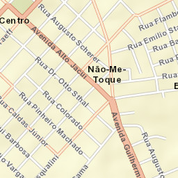 Não Me Toque Street Map
