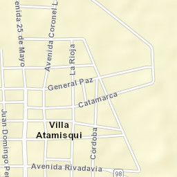 Villa Atamisqui Street Map