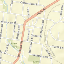 Stanthorpe Street Map
