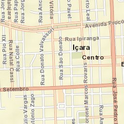Içara Street Map