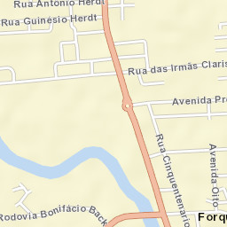 Forquilhinha Street Map