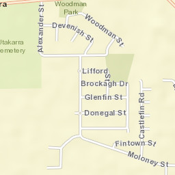 Utakarra Street Map